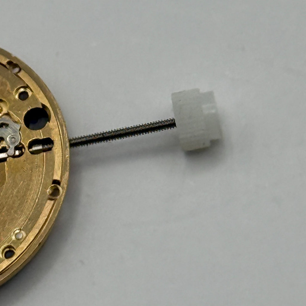 Omega 1420 Watch Movement - Running - Incomplete - For Parts / Repair - 23.9mm