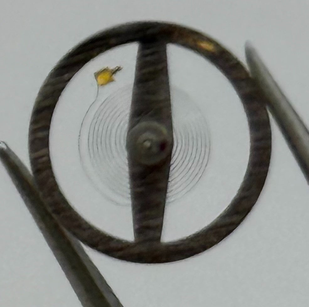 RL 1013 1217 Balance Wheel Complete And Spring 10½’’’ 5200 Watch Movement Parts