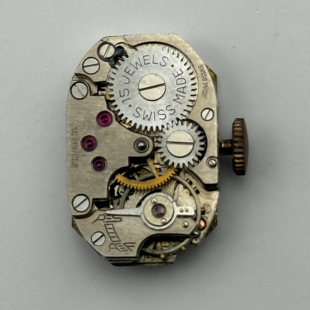 Helvetia 106 Watch Movement General 15J Swiss Manual Wind Parts Repair 12.5mm