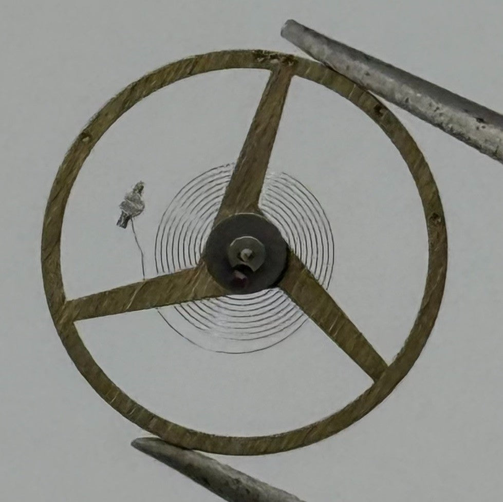 Peseux 320 PIT PPM Balance Wheel Complete And Spring 146 Watch Movement Parts