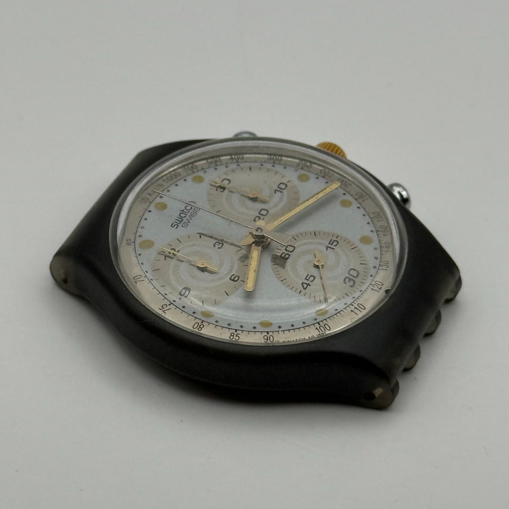 Vintage Swatch Chrono Watch SCM101 Sirio 1991 ETA Quartz Swiss 39mm Parts Repair