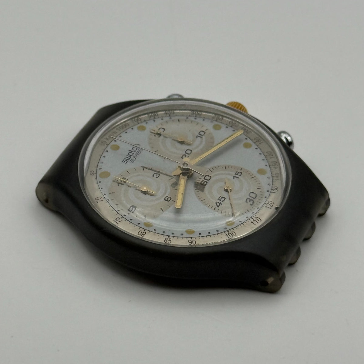 Vintage Swatch Chrono Watch SCM101 Sirio 1991 ETA Quartz Swiss 39mm Parts Repair