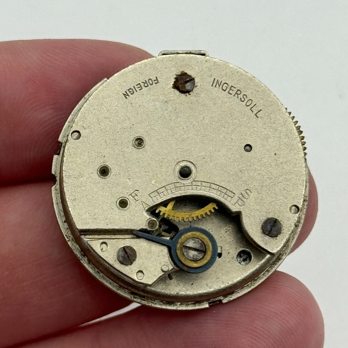 Ingersoll Watch Movement - Sub Seconds Foreign Men's - For Parts / Repair - 31mm
