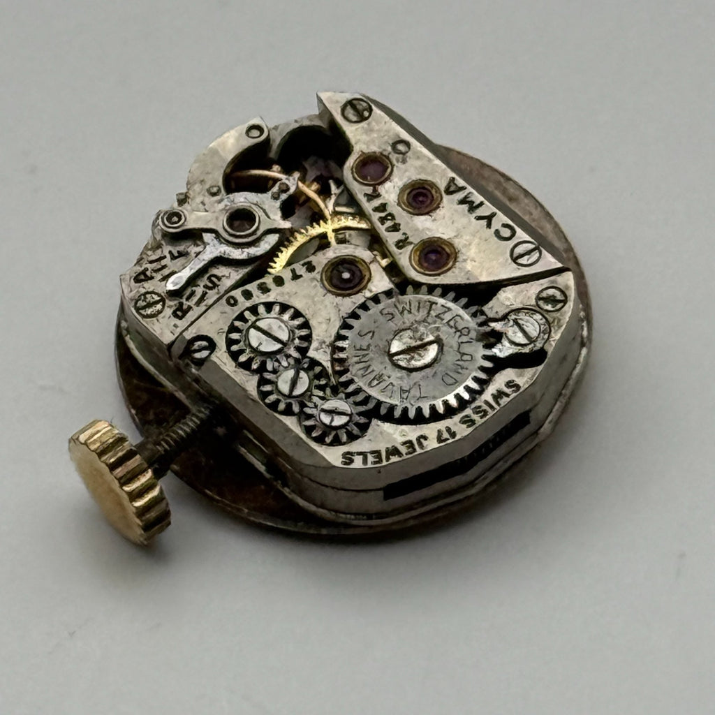 Cyma R434K Watch Movement Cymaflex 17 Jewels Swiss Manual Wind Parts 11.5mm