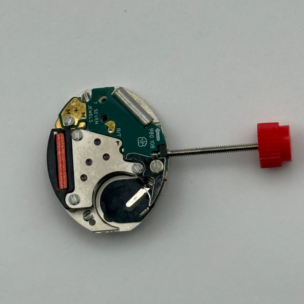 ETA 980.108 Watch Movement Running Quartz 7Jewels Swiss Parts Repair Spares 13mm