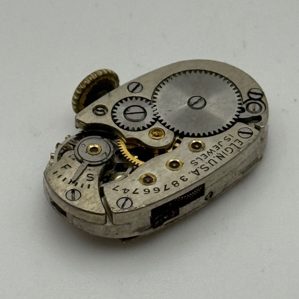 Elgin Grade 541 Model 2 Watch Movement 1940 Vintage American Parts Repair 21/0s 