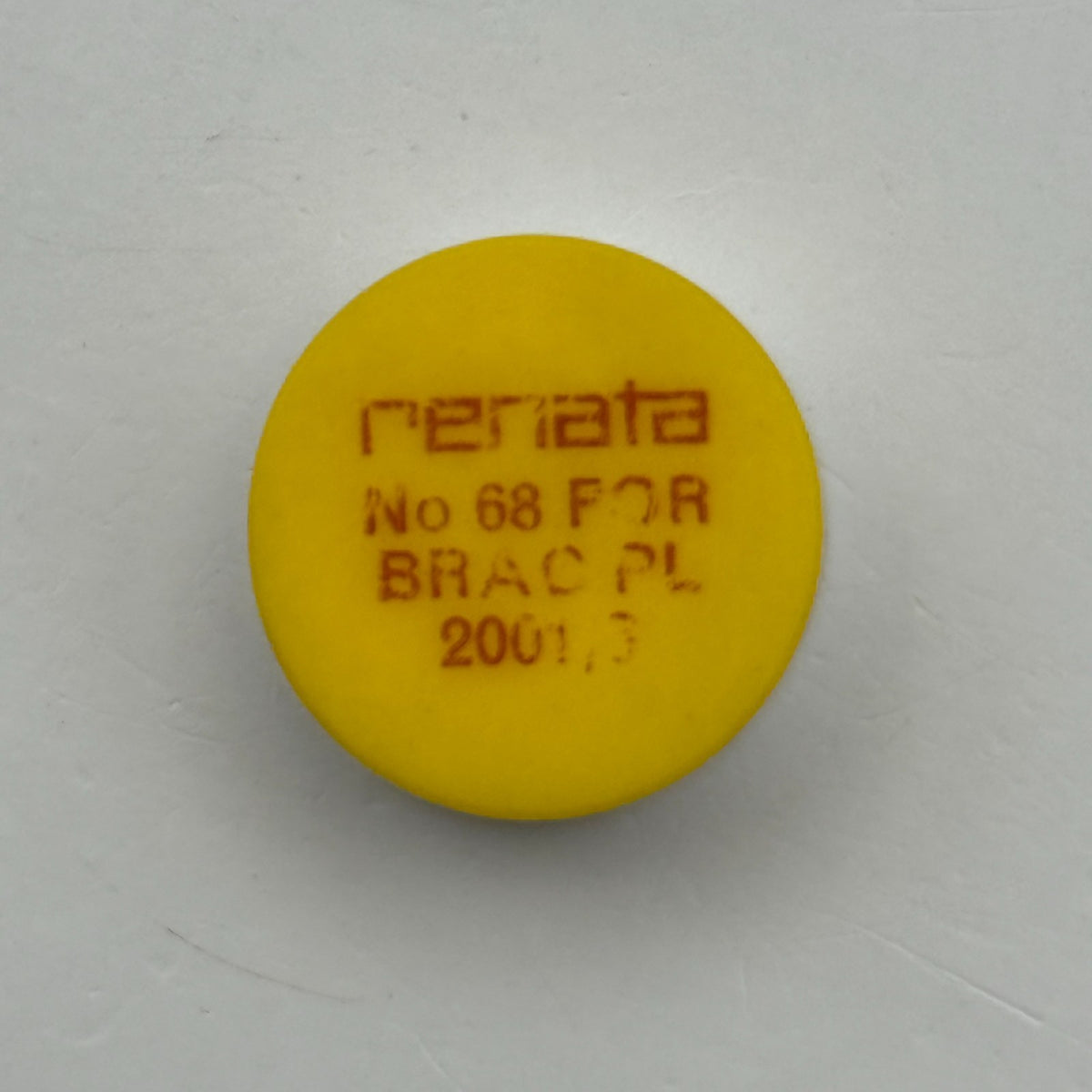 Brac 2001/3 Balance Wheel Complete And Spring Renata 68 Watch Movement Parts NOS