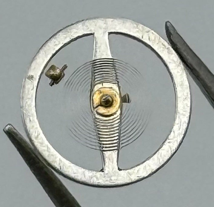 OC R7 Balance Wheel Complete And Spring 10½’’’ 1534 Watch Movement Parts NOS