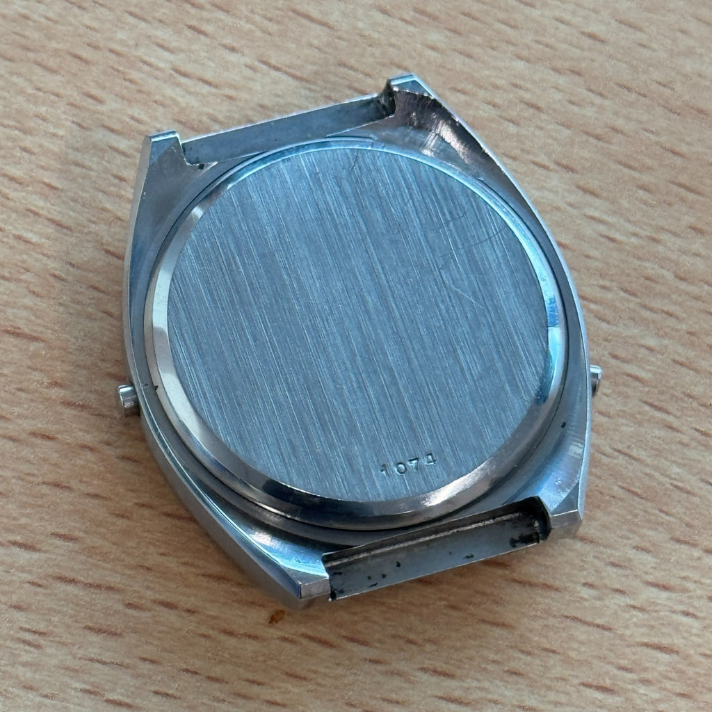 1980s Rotary Digital LCD Watch - Rare Model - Untested For Parts / Repair - 36mm