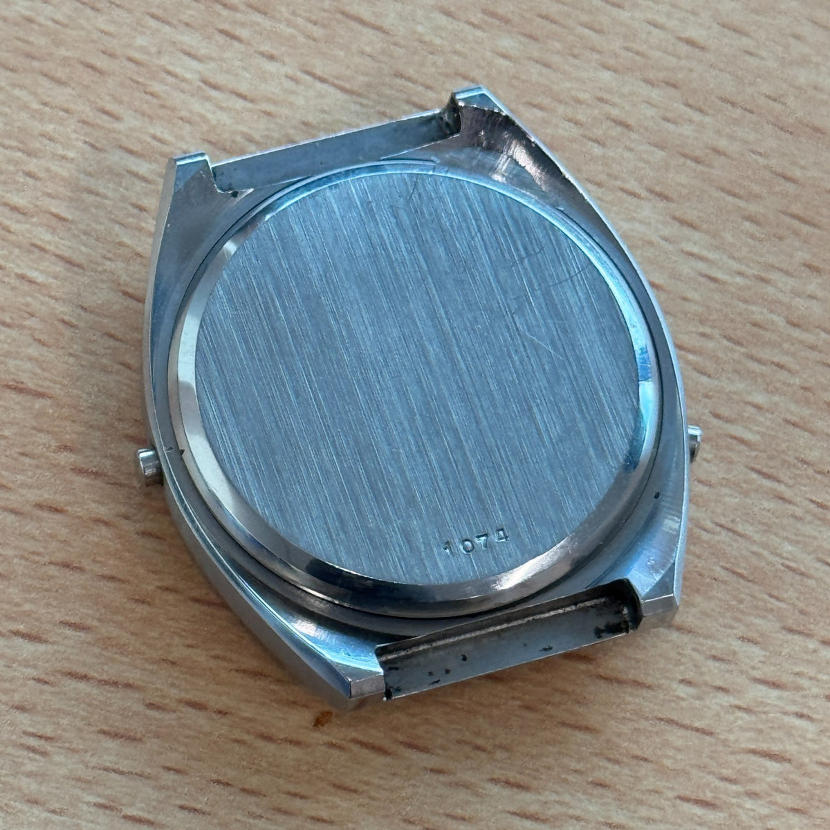 1980s Rotary Digital LCD Watch - Rare Model - Untested For Parts / Repair - 36mm