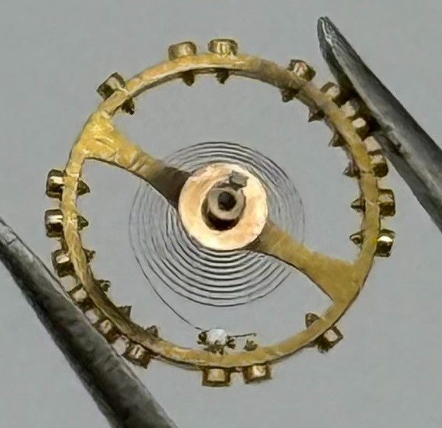 AS 976 1012 Balance Wheel Complete And Spring 29 M Watch Movement Parts NOS