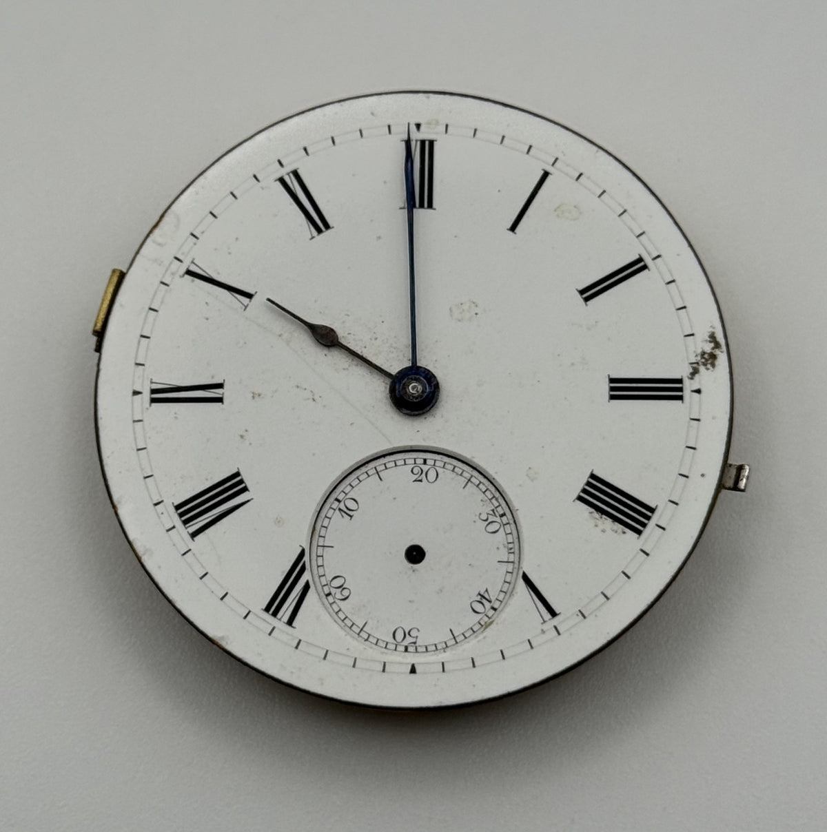 English Lever Pocket Watch Movement - Unidentified - Parts / Repair 44.8mm