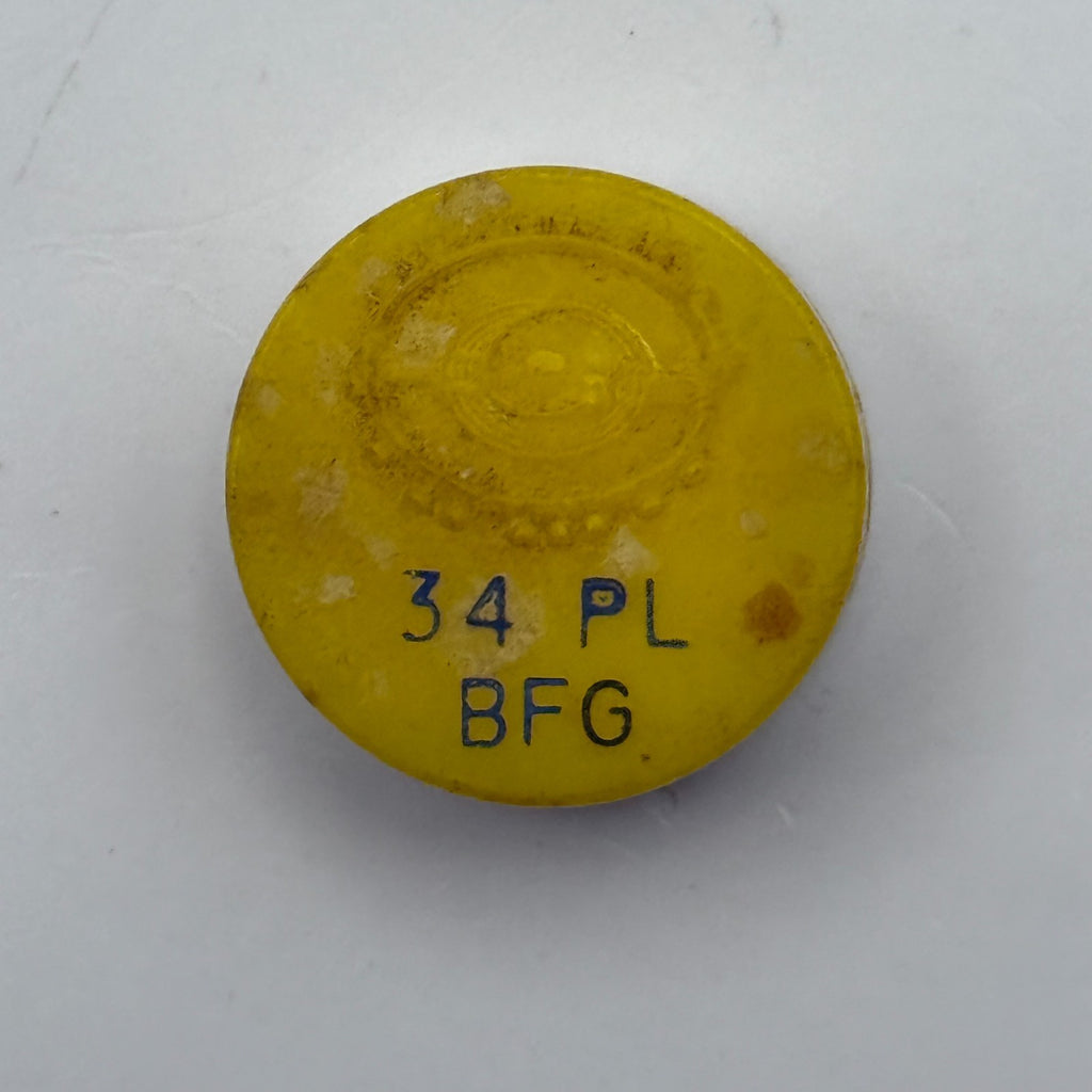 BFG 34 PL Balance Wheel Complete And Spring Watch Movement Parts Vintage NOS