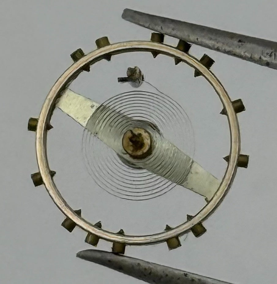 Durowe Balance Wheel Complete And Spring 10½’’’ Ronda 652 Watch Movement Parts