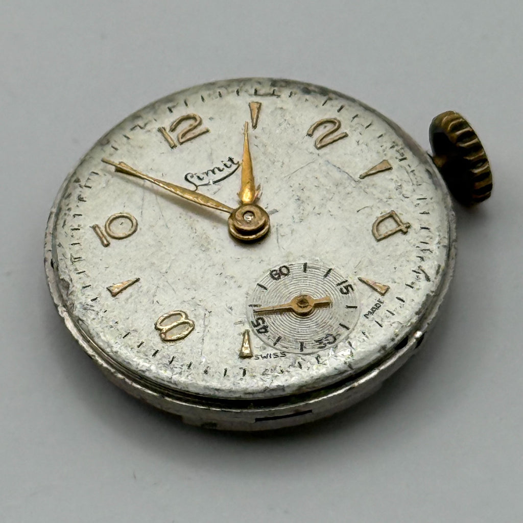 Revue 78 Watch Movement Limit 15 Jewels Swiss Manual Wind Parts Repair 19.7mm
