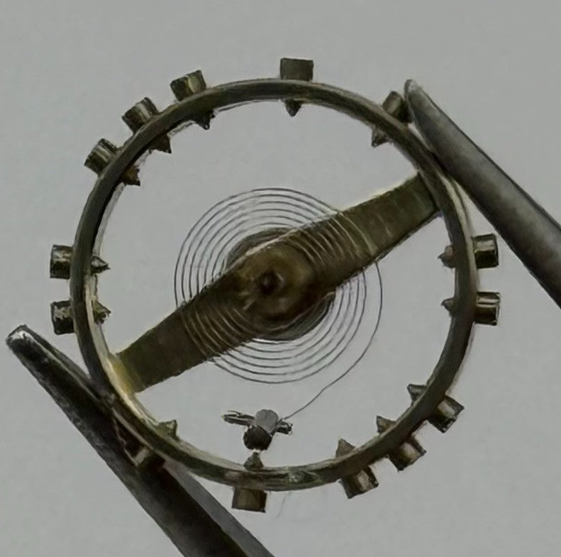 FEF 370 371 Balance Wheel Complete And Spring Renata 176 Watch Movement Parts