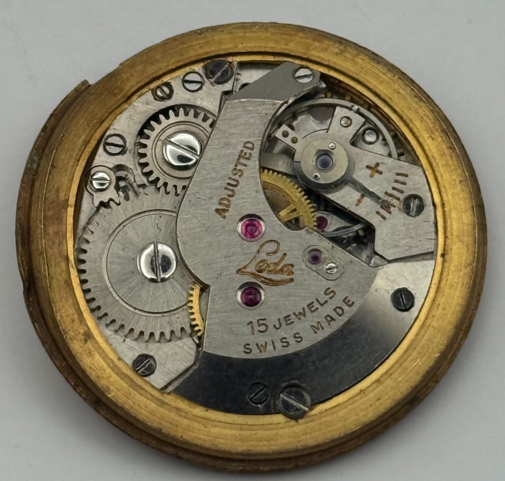 Loda Watch Movement - 15 Jewels Spares - For Parts / Repair - 29mm