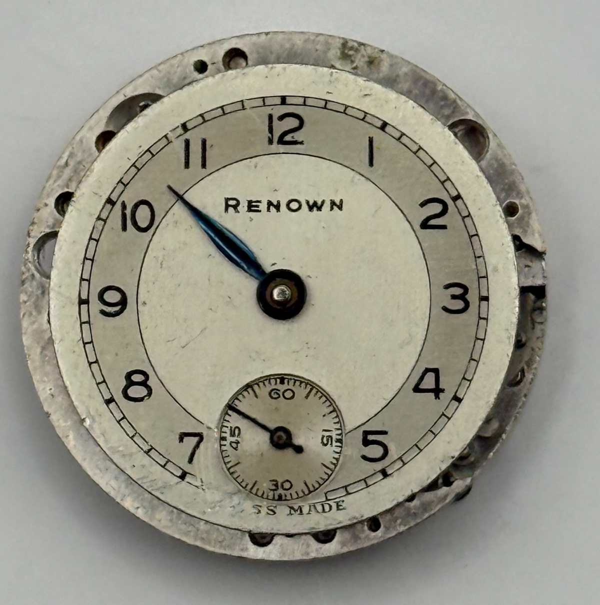 Bravingtons 975 Watch Movement Renown Sub Seconds Manual Vintage Parts 21.9mm