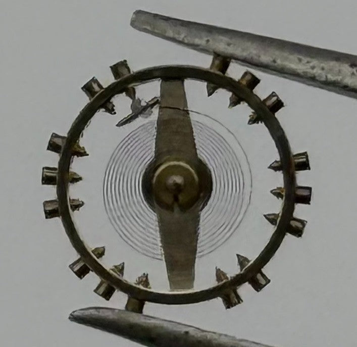 AS 1635 Balance Wheel Complete And Spring Renata 1218 M Watch Movement Parts NOS
