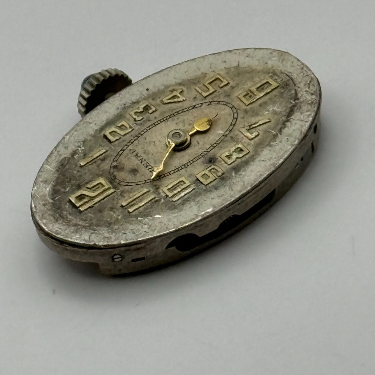 Frey & Co Watch Movement Running Grenad 15J Swiss Manual Wind Parts 14.7mm