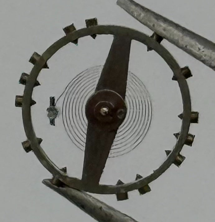 Cupillard 110 Balance Wheel Complete And Spring 5¼’’’ 169 Watch Movements Parts