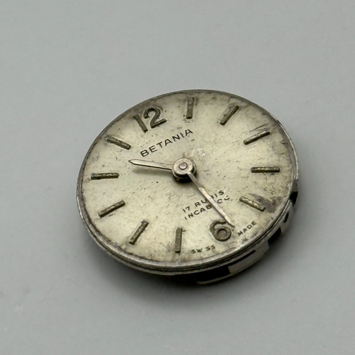 FHF 351 Watch Movement Betania 17 Jewels Swiss Manual Wind Parts Repair 17.5mm