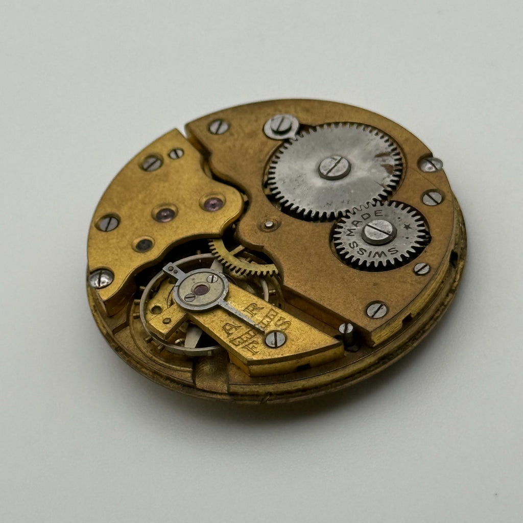 Swiss Lever Pocket Watch Movement - Unidentified - Parts / Repair - 40.1mm
