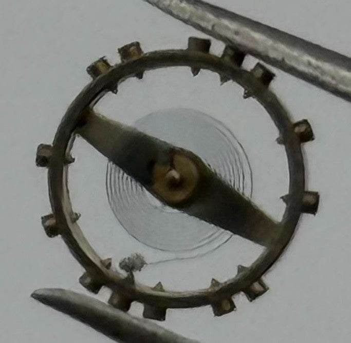AS 979 1012 Balance Wheel Complete And Spring 532 M Watch Movement Parts NOS