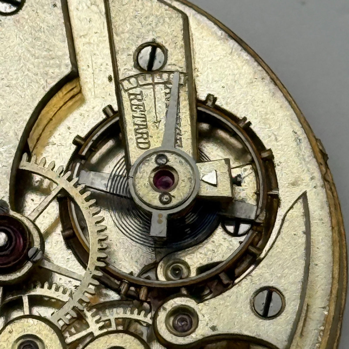 High Grade Pocket Watch Movement Running Hunter Antique Parts 36.2mm
