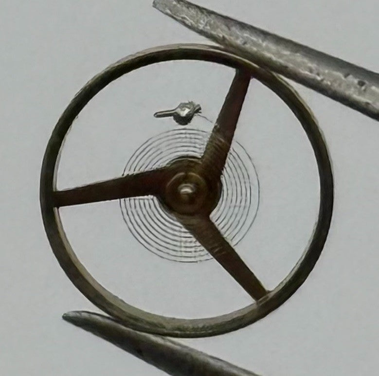 ETA 2410 Balance Wheel Complete And Spring 6¾’’’ 1460 M Watch Movement Parts NOS