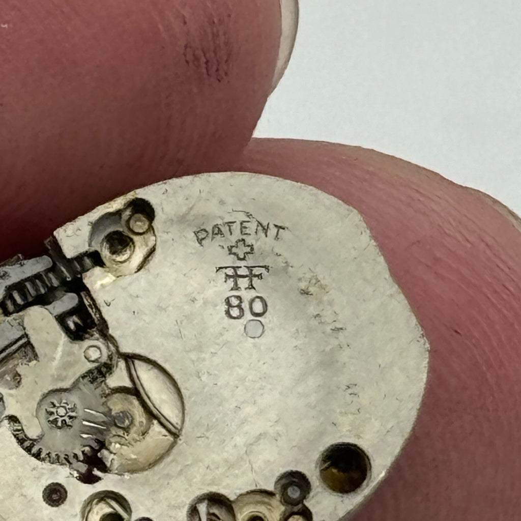 FHF 80 Watch Movement Bravingtons 525 Ladies Manual Wind  Swiss Parts 12.8mm 