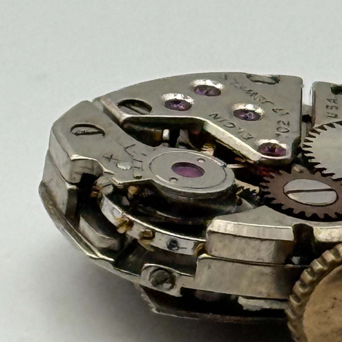 Elgin 702 Watch Movement Swiss 17 Jewels American Parts Repair 13.2mm