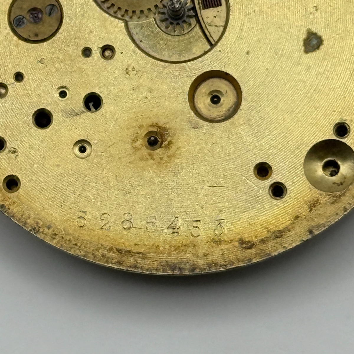 Swiss Lever Pocket Watch Movement - Unidentified - Parts / Repair 42.3mm