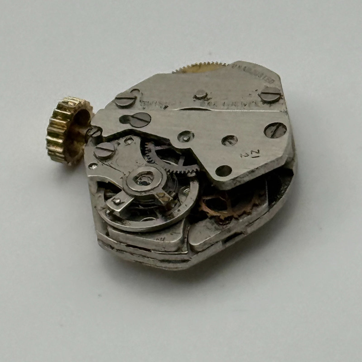 Ingersoll Watch Movement 1 Jewel Unadjusted Swiss Manual Wind Parts 15.3mm