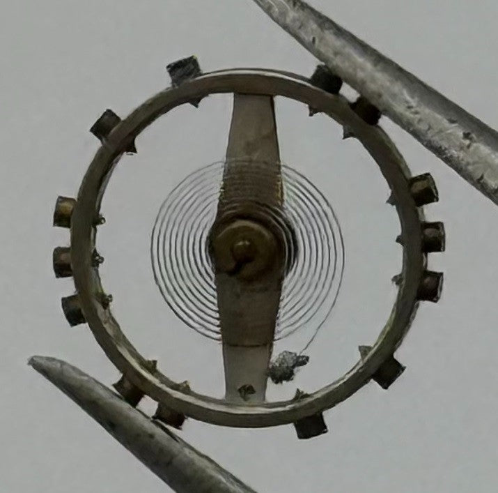 FHF 60 Balance Wheel Complete And Spring 6¾-8’’’ 200 M Watch Movement Parts NOS