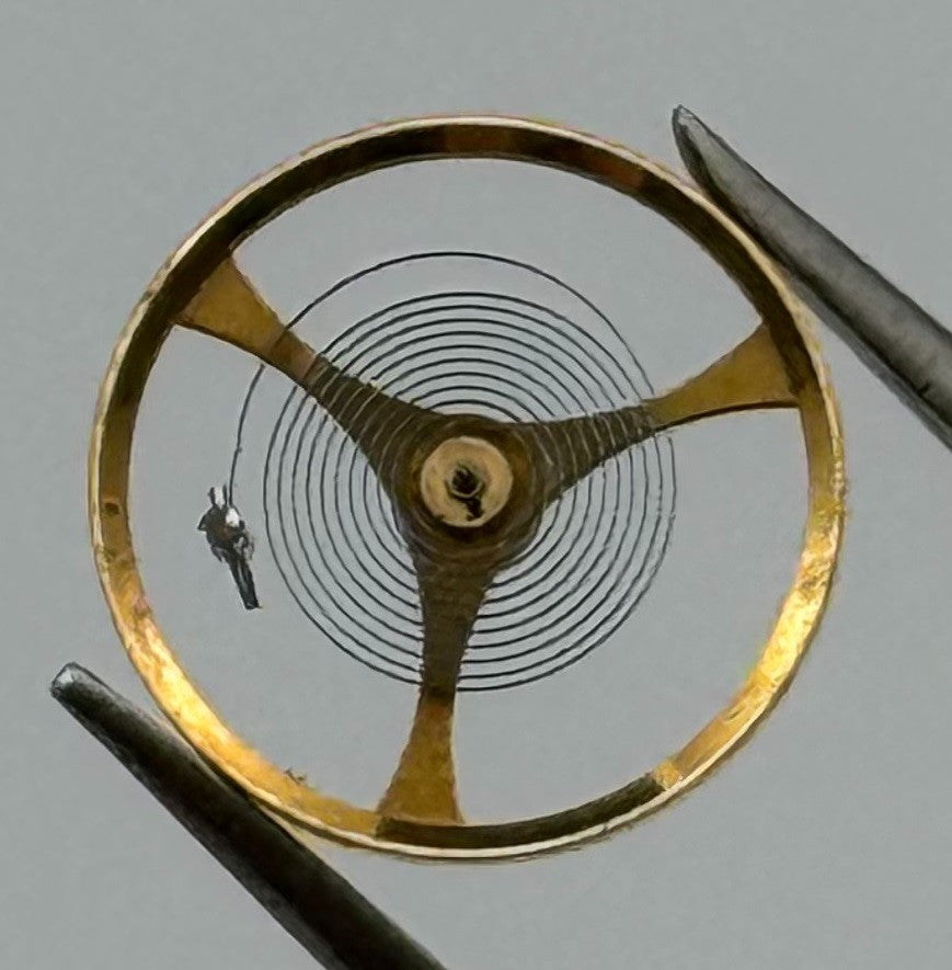 AS 1920 1923 Balance Wheel Complete And Spring 12½’’’ 1766 Watch Movement NOS