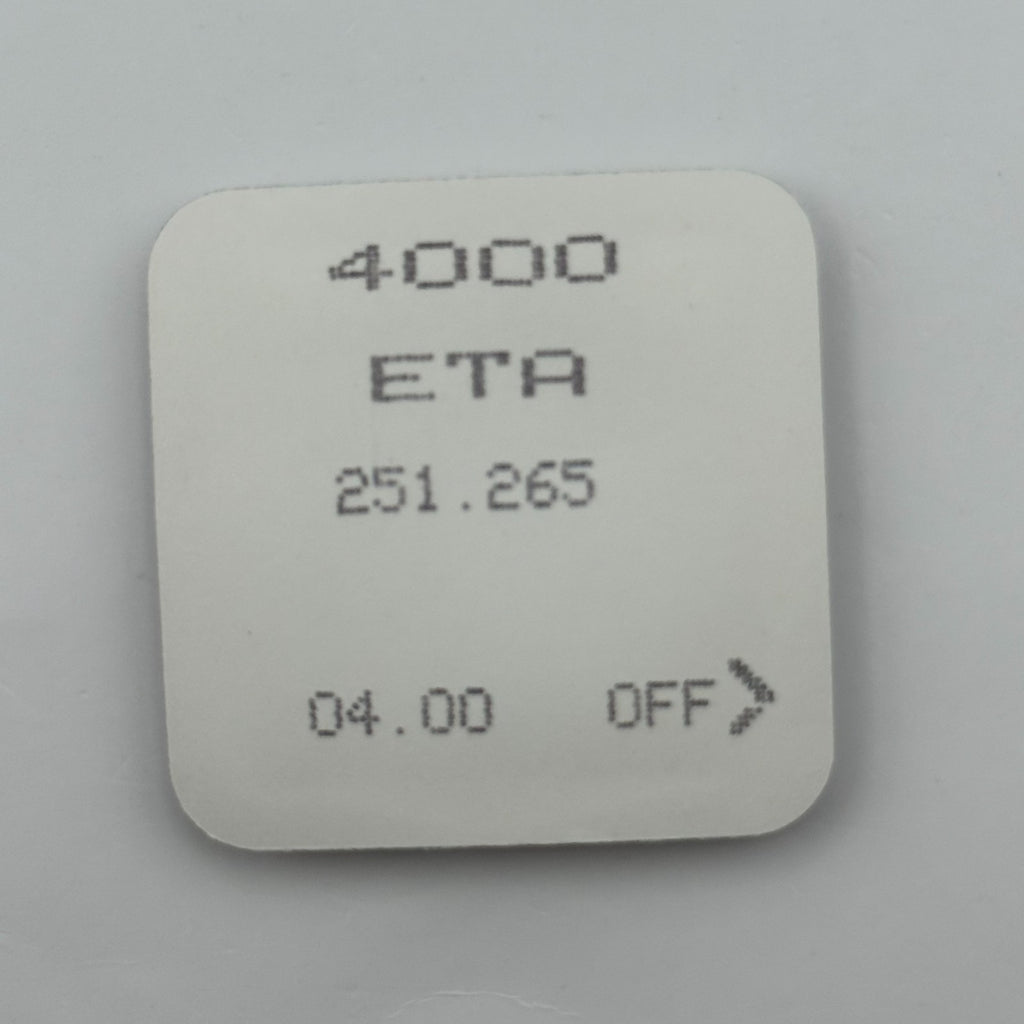 ETA 251.265 Circuit Part - New Old Stock - Vintage Watch Movement Parts