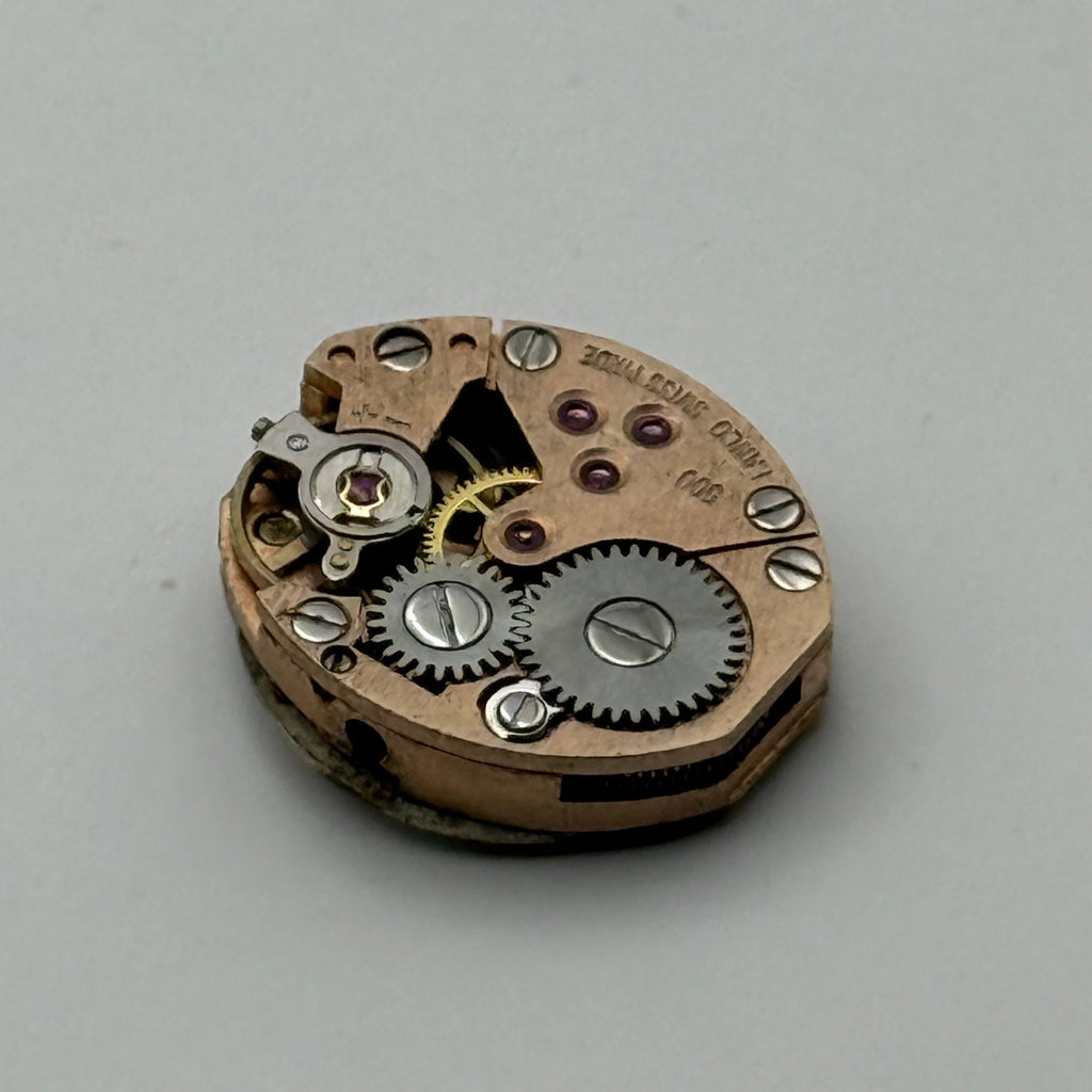 Lanco 500 Watch Movement 17 Jewels Inacbloc Swiss Manual Wind Parts 12.9mm
