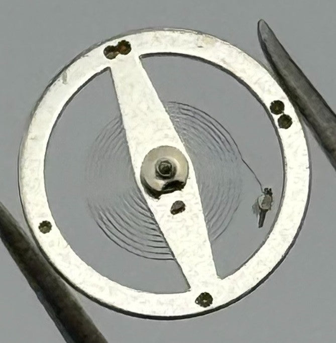 Lorsa 651 Balance Wheel Complete And Spring Renata 612 Watch Movement Parts NOS
