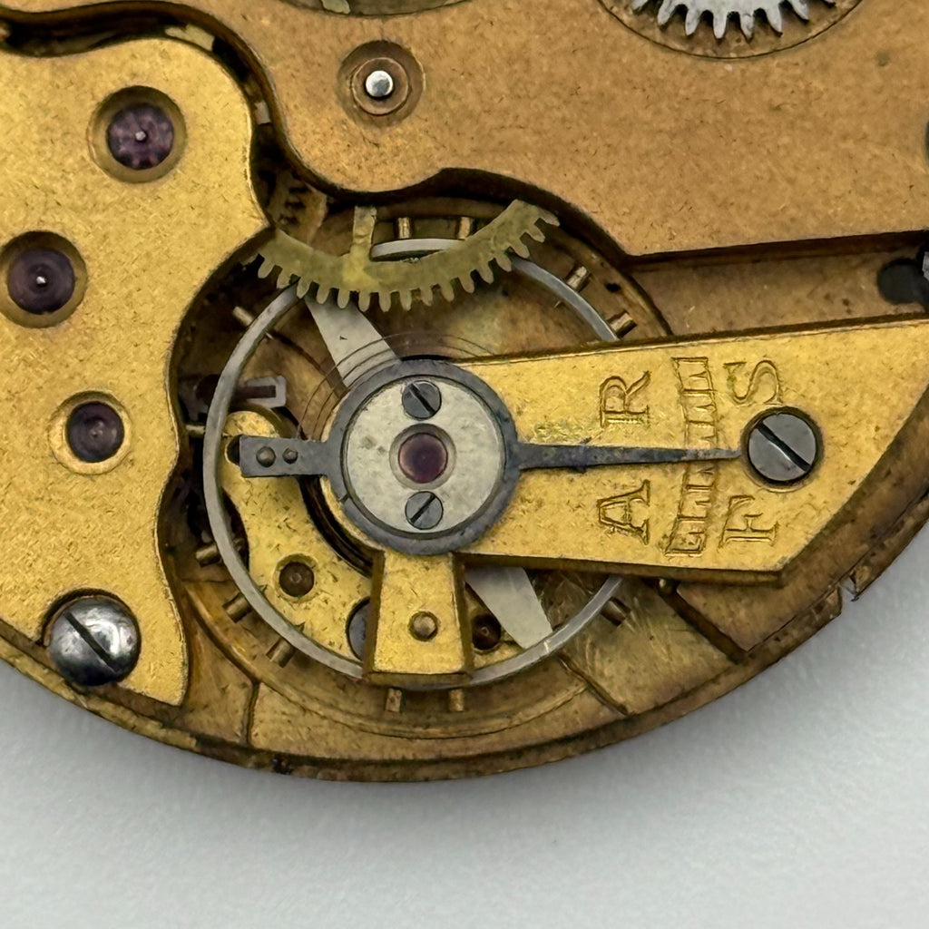 Swiss Lever Pocket Watch Movement - Unidentified - Parts / Repair - 40.1mm