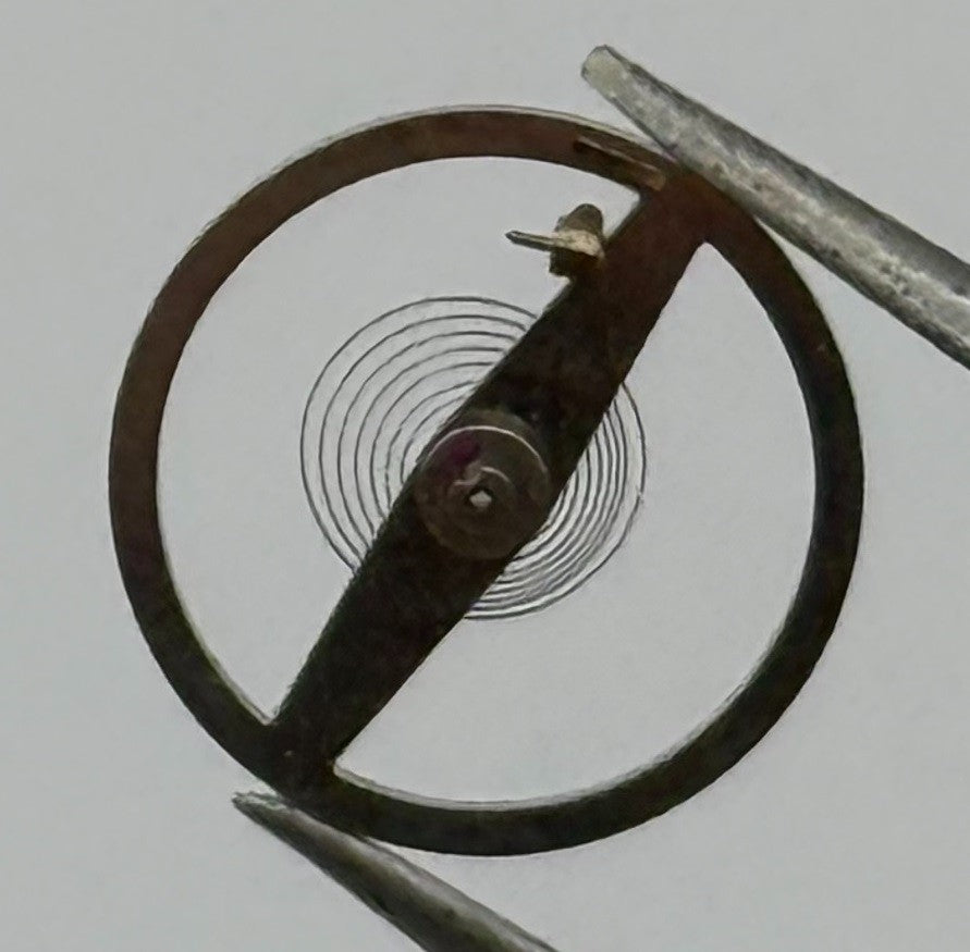 RL Rax 1013 1237 Balance Wheel Complete And Spring 1679 M Watch Movement Parts