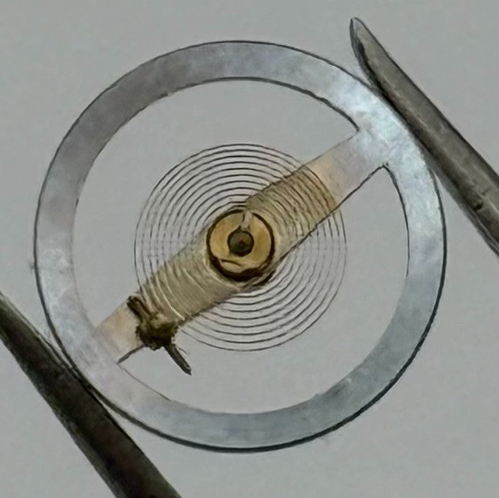 Brac 2081 Balance Wheel Complete And Spring 8¾’’’ 1038 Watch Movement Parts NOS