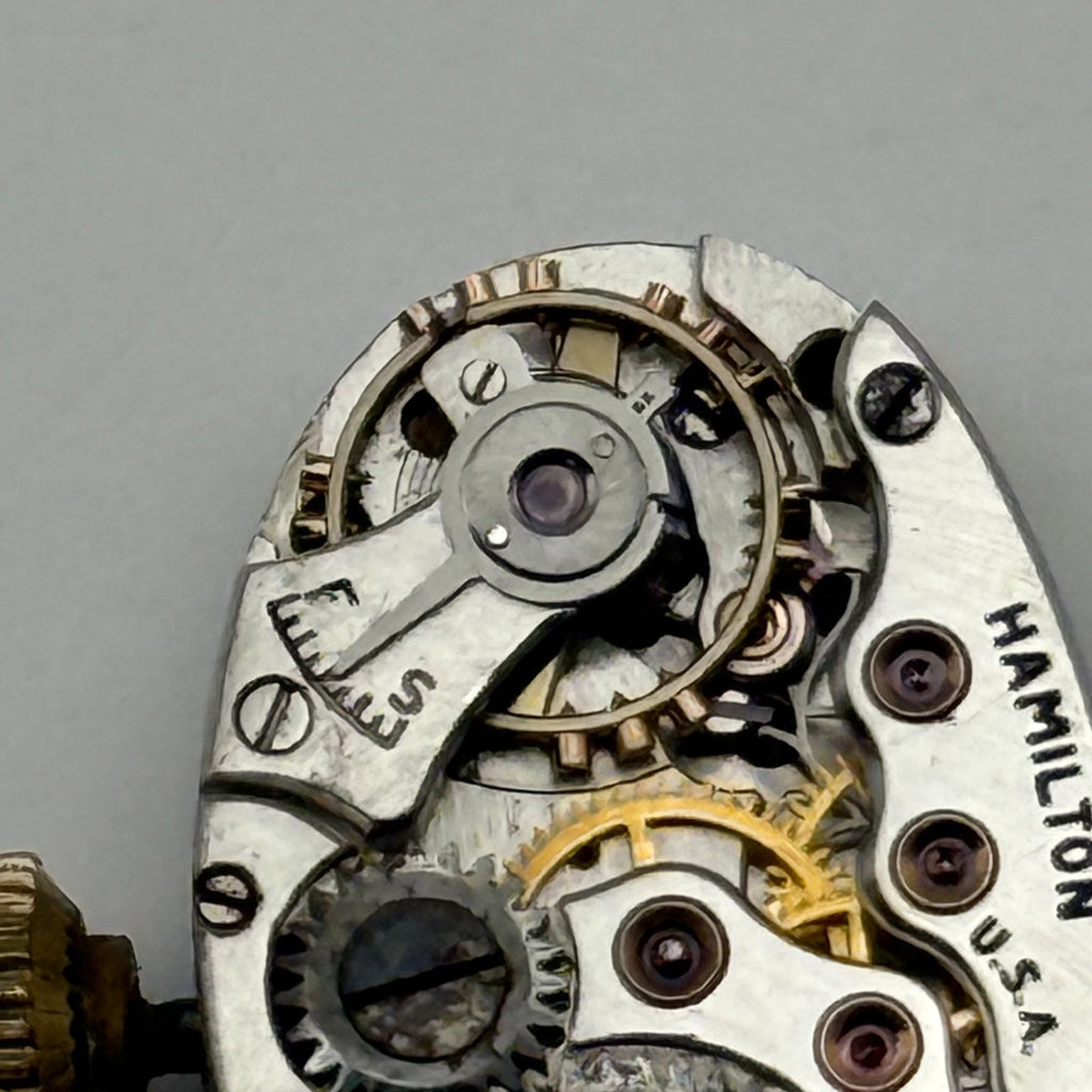 Hamilton 995A Watch Movement 17 Jewels USA Manual Wind Parts Repair 12.6mm