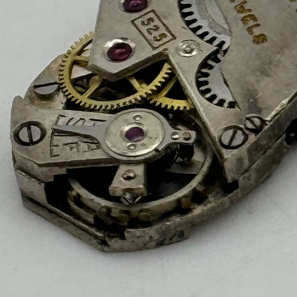 FHF 80 Watch Movement Bravingtons 525 Ladies Manual Wind  Swiss Parts 12.8mm 