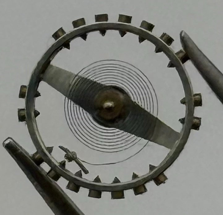 AS 1051 Balance Wheel Complete And Spring 5¼’’’ Progress Watch Movement Parts