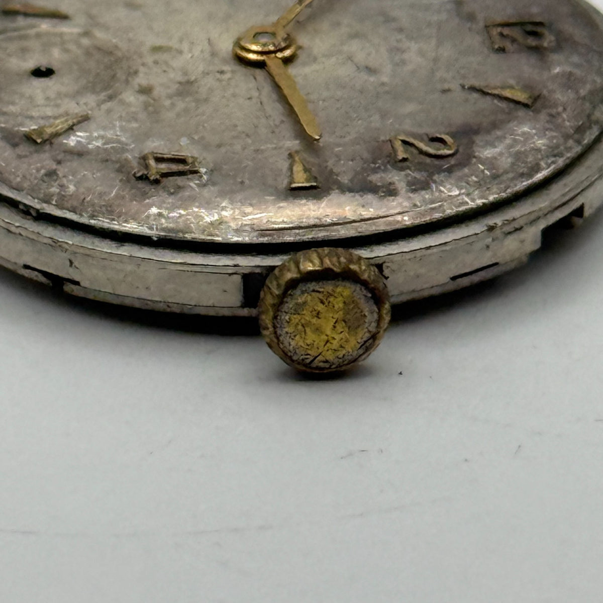 Record 620 Watch Movement - 15 Jewels - For Parts / Repair - 27mm