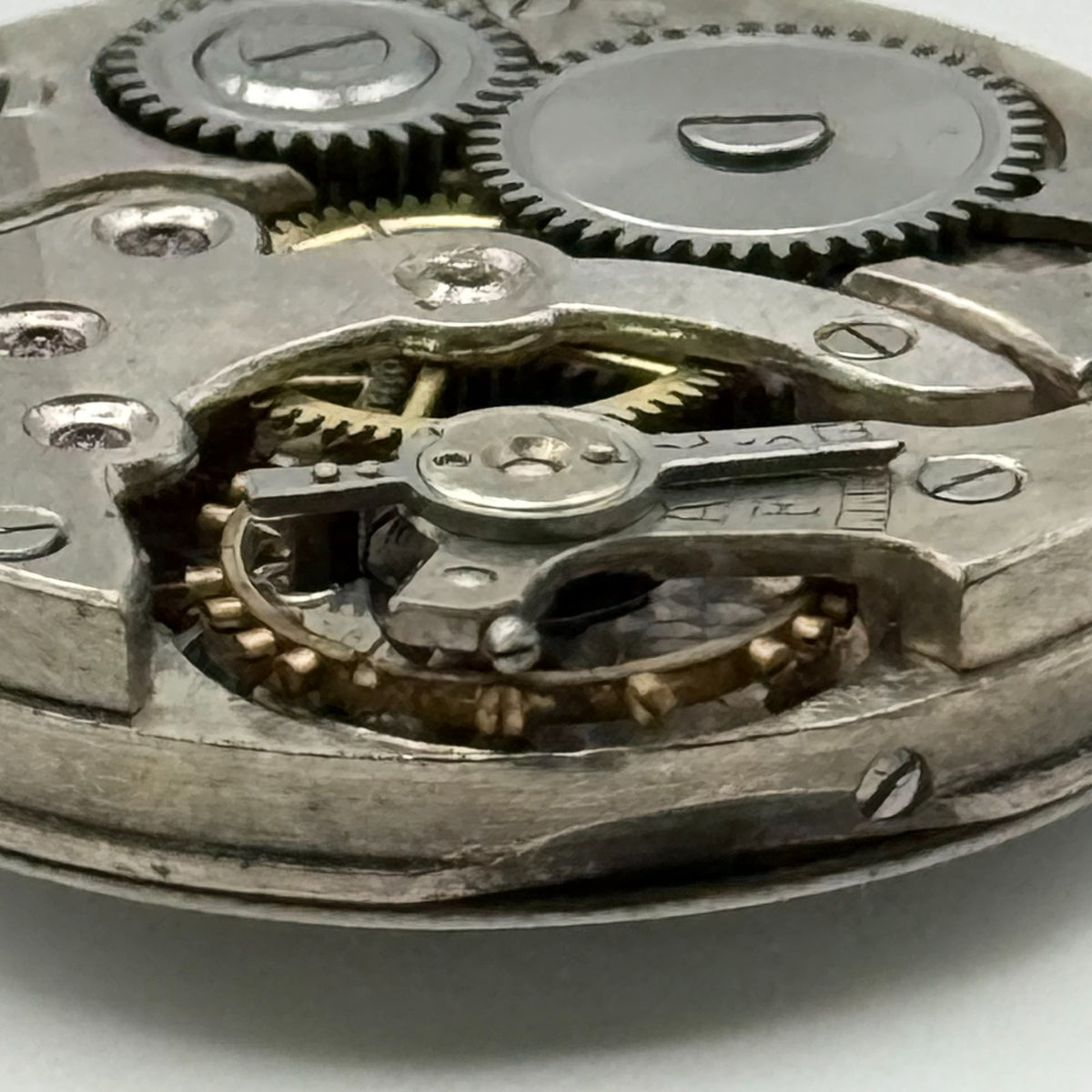 Unidentified Watch Movement Manual Swiss Vintage Wind Parts Repair 24.4mm