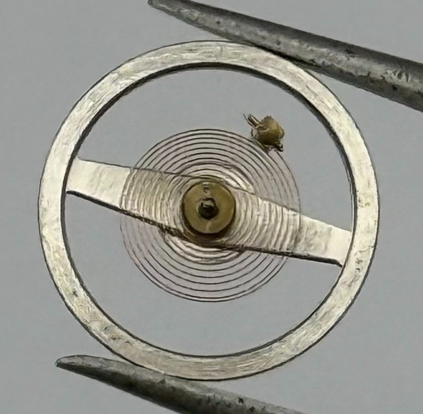 Brac 301 PL Balance Wheel Complete And Spring 10½''' Watch Movement Parts NOS