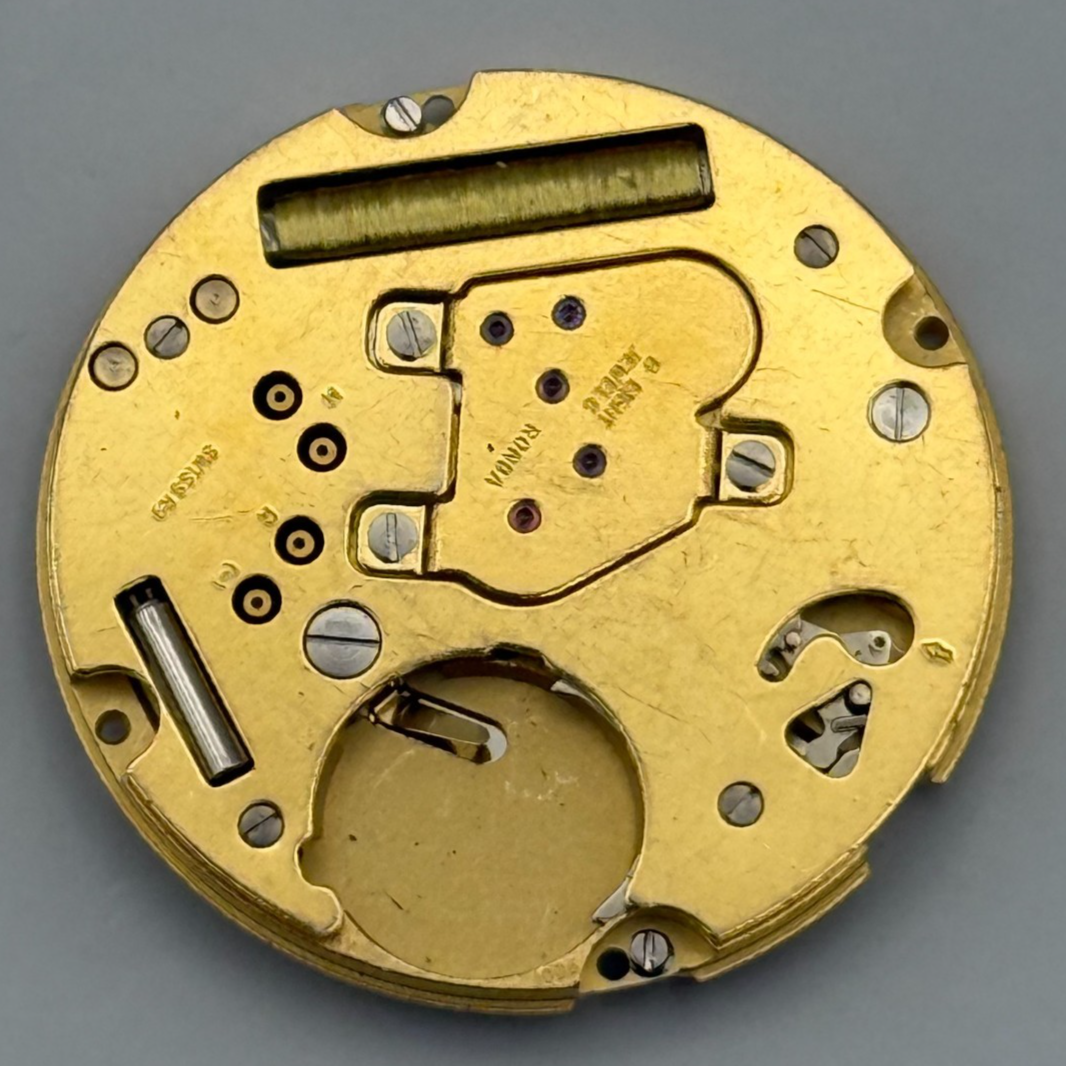 Ronda 1006 Watch Movement - Quartz Date 8 Jewels - For Parts / Repair - 23.9mm