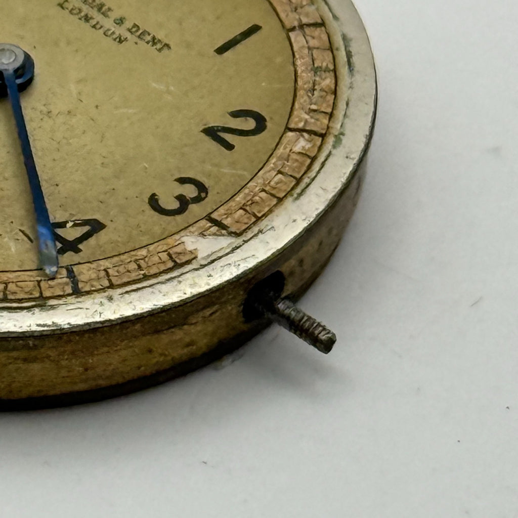 Kendal & Dent London Watch Movement - 17 Jewels - For Parts / Repair - 27mm